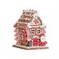 Preview: Santas Lebkuchen-Hütte 13 x 9.5 x 9.5cm / Gingerbread Santa CandyCane Cottage